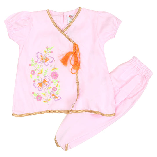 Infant Girls 2Pcs Fancy Baby Fresh - B.Pink