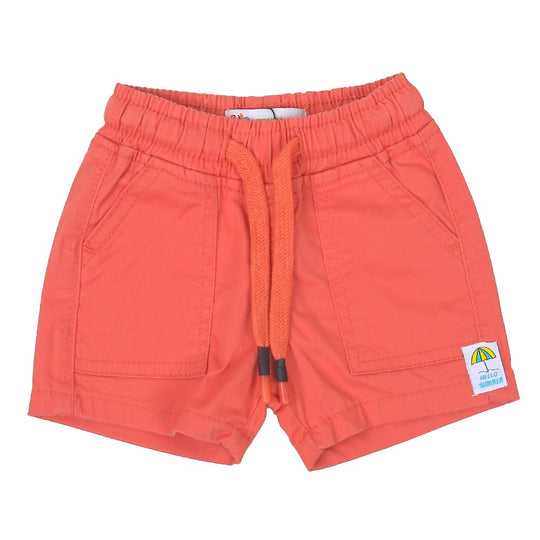 Infant Boys Short Cotton Hello Summer - Peach