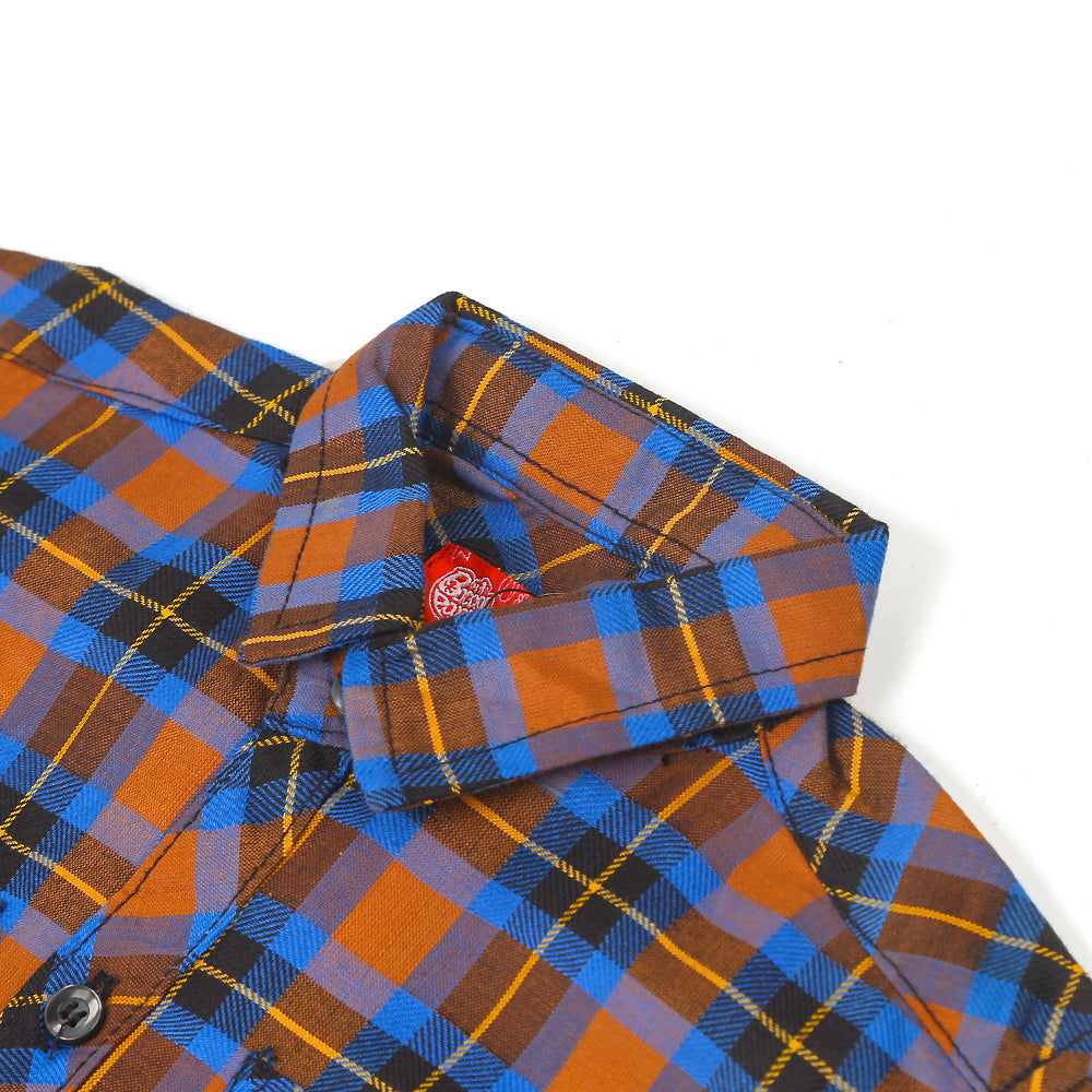 Infant Boys Casual Shirt Rock Star Print - B Blue