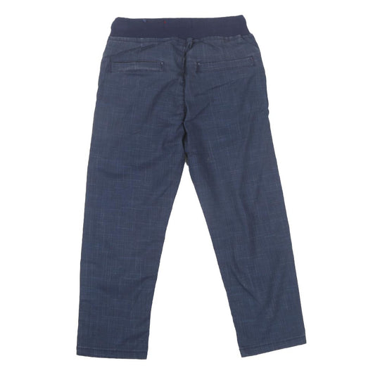 Boys Pant Cotton Rib - D.Blue