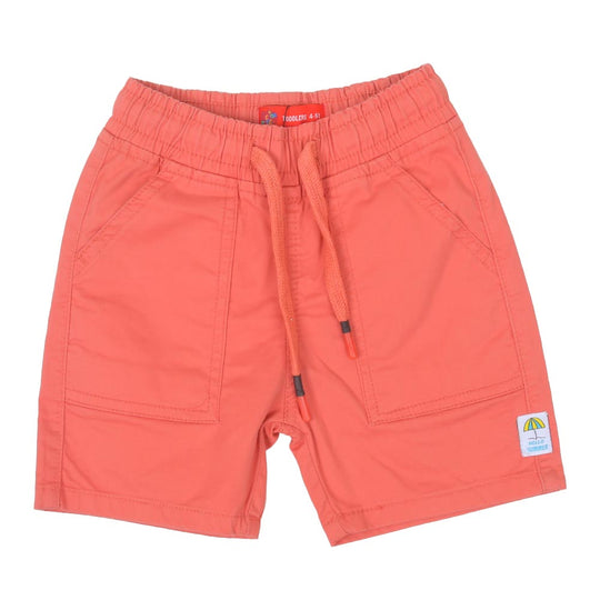 Boys Short Cotton Hello Summer - Coral