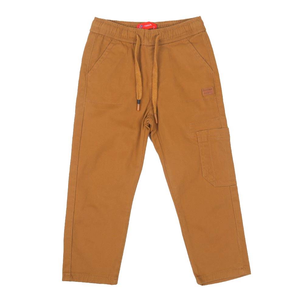 Boys Pants Cotton 1 Pkt - Lt.Brown