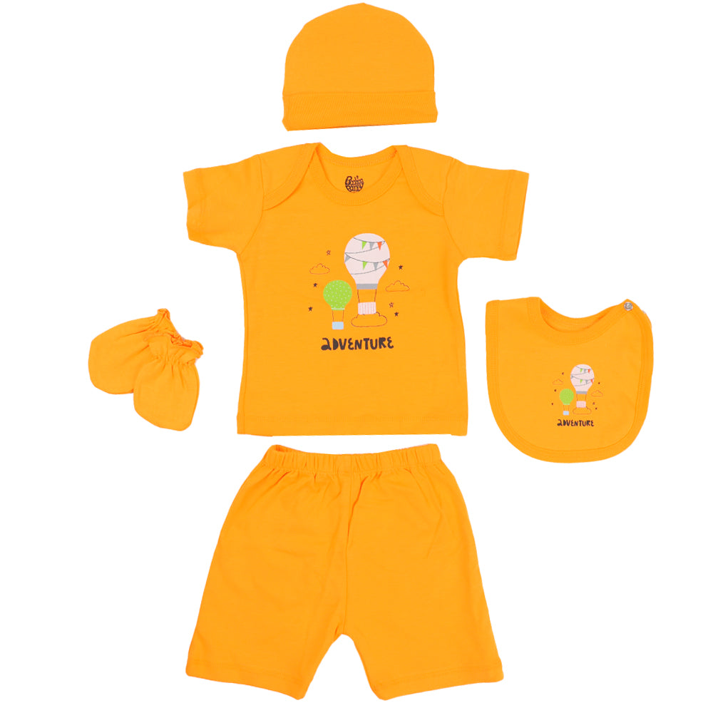 Infant Boys Set 5Pc Fly - Bla Orange