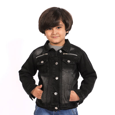 Boys Denim Jacket BDJ-02 - BLACK