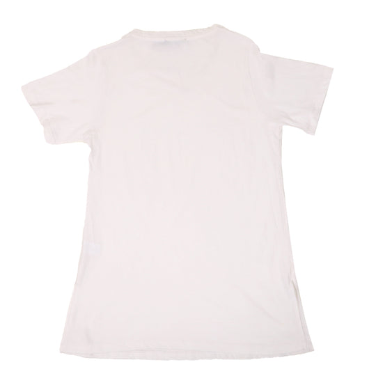 Women's Maternity V Neck T-Shirt - White