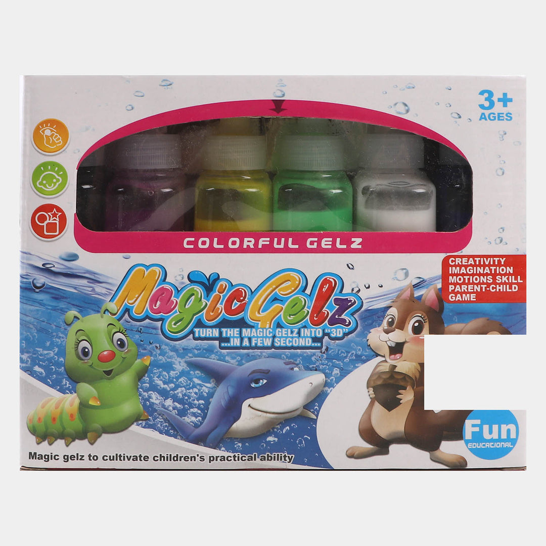 Magic Gelz Gel Creates Unique Soft Figures in 3D | 6PCS