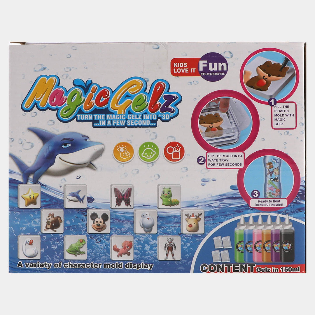 Magic Gelz Gel Creates Unique Soft Figures in 3D | 6PCS