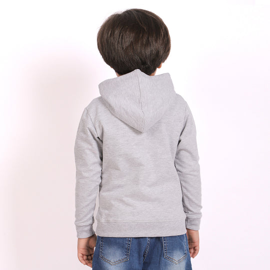 Alright Sweatshirt For Boys  - H.grey