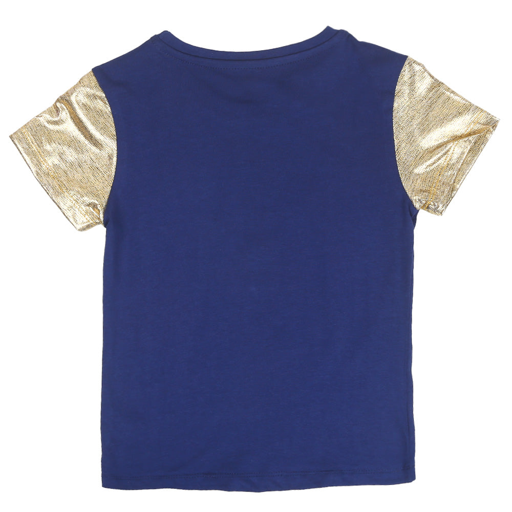 Girls T-Shirt  Rabbit - NAVY