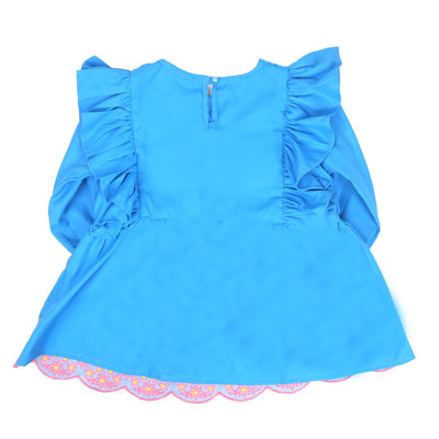 Girls Embroidered Top Maximum - Blue