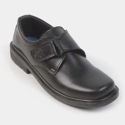 Boys School Shoes J-53 - BLACK