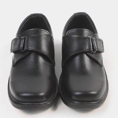 Boys School Shoes J-53 - BLACK