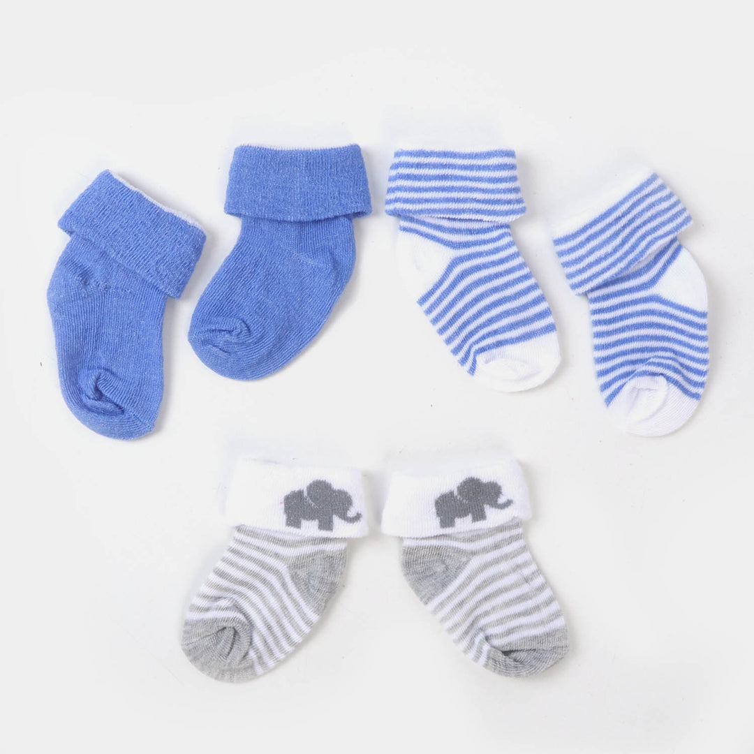 Infant Baby 3 Pair Socks | 0-12M