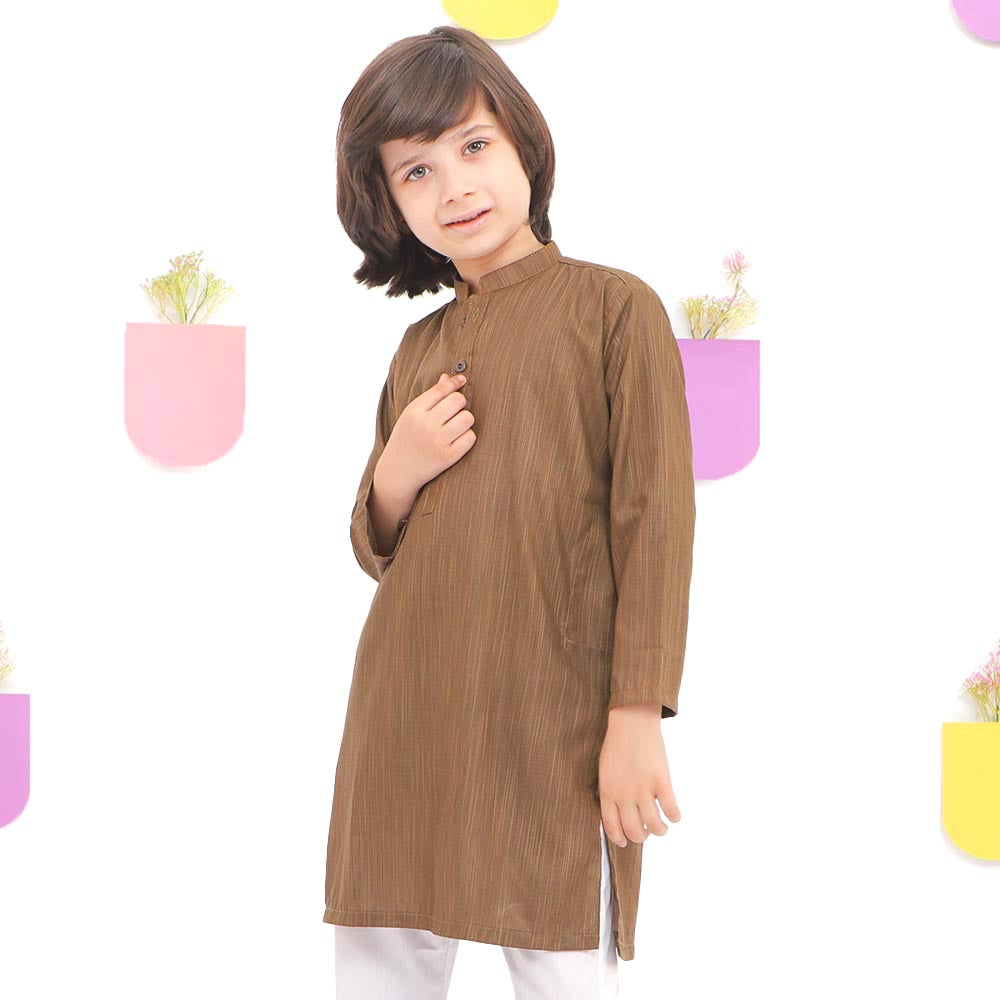 Boys Kurta Graceful - Copper