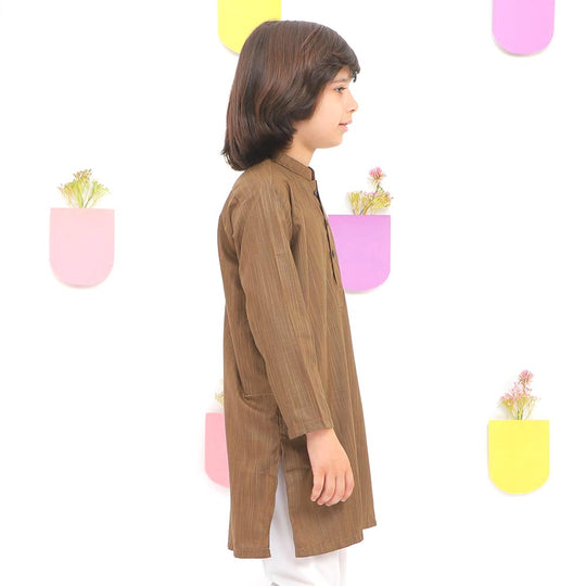 Boys Kurta Graceful - Copper