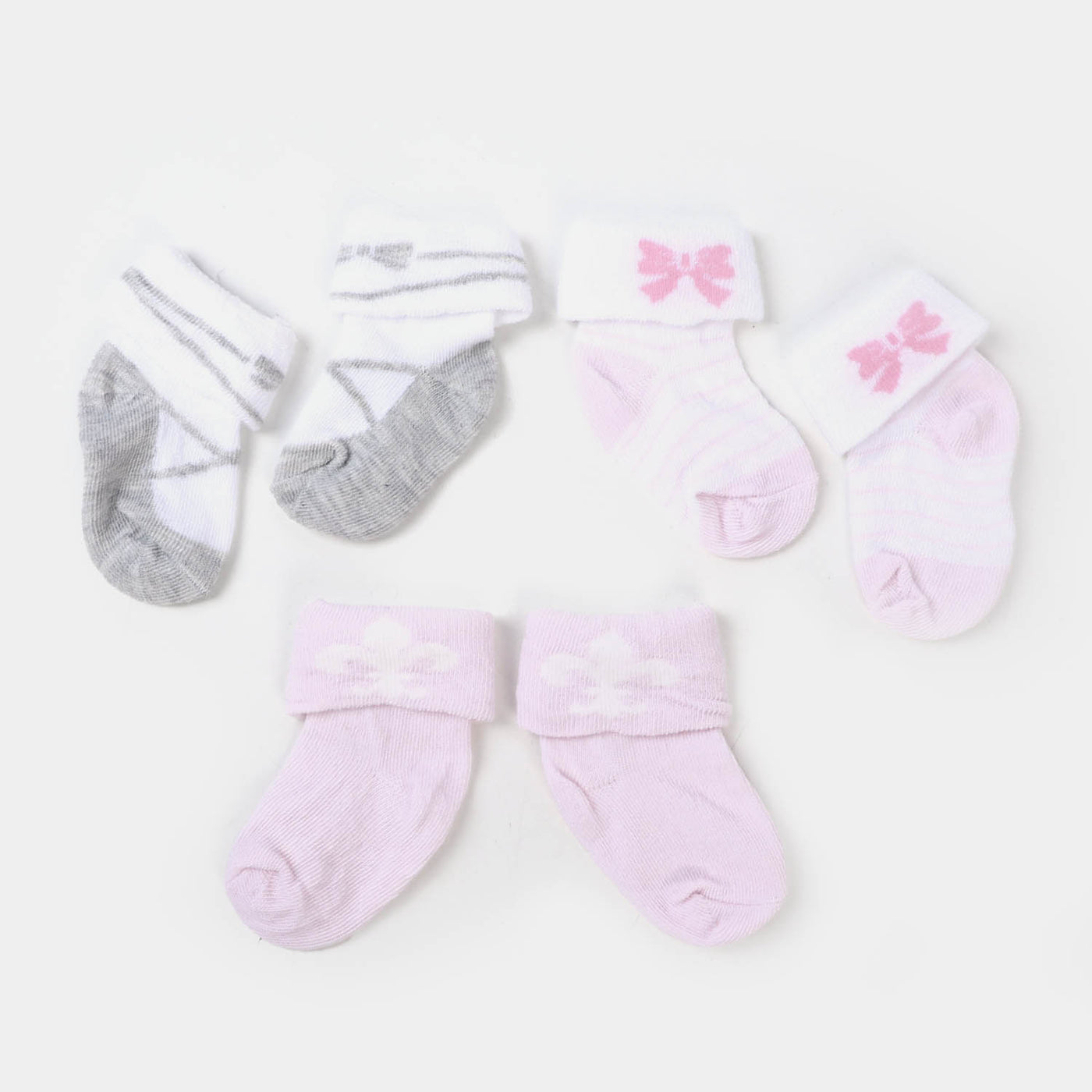 Infant Baby 3 Pair Socks | 0-12M