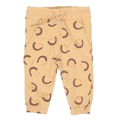 Infant Boys Pajama Smiley - Cream Puff