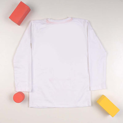 Autumn Vibes T-Shirt For Girls - White