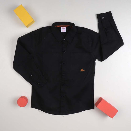 Forever Casual Shirt For Boys - Black