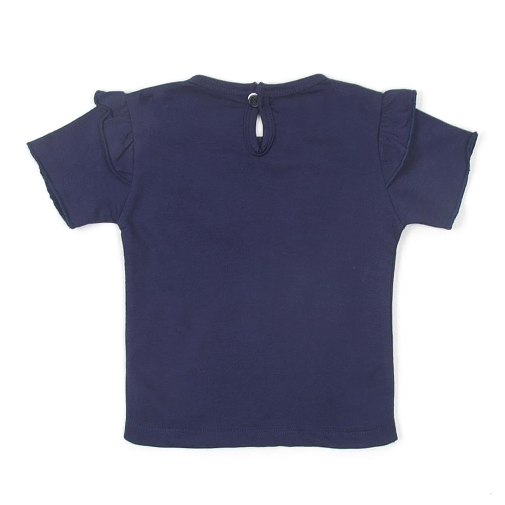 Infant Girls T-Shirts Character- Navy