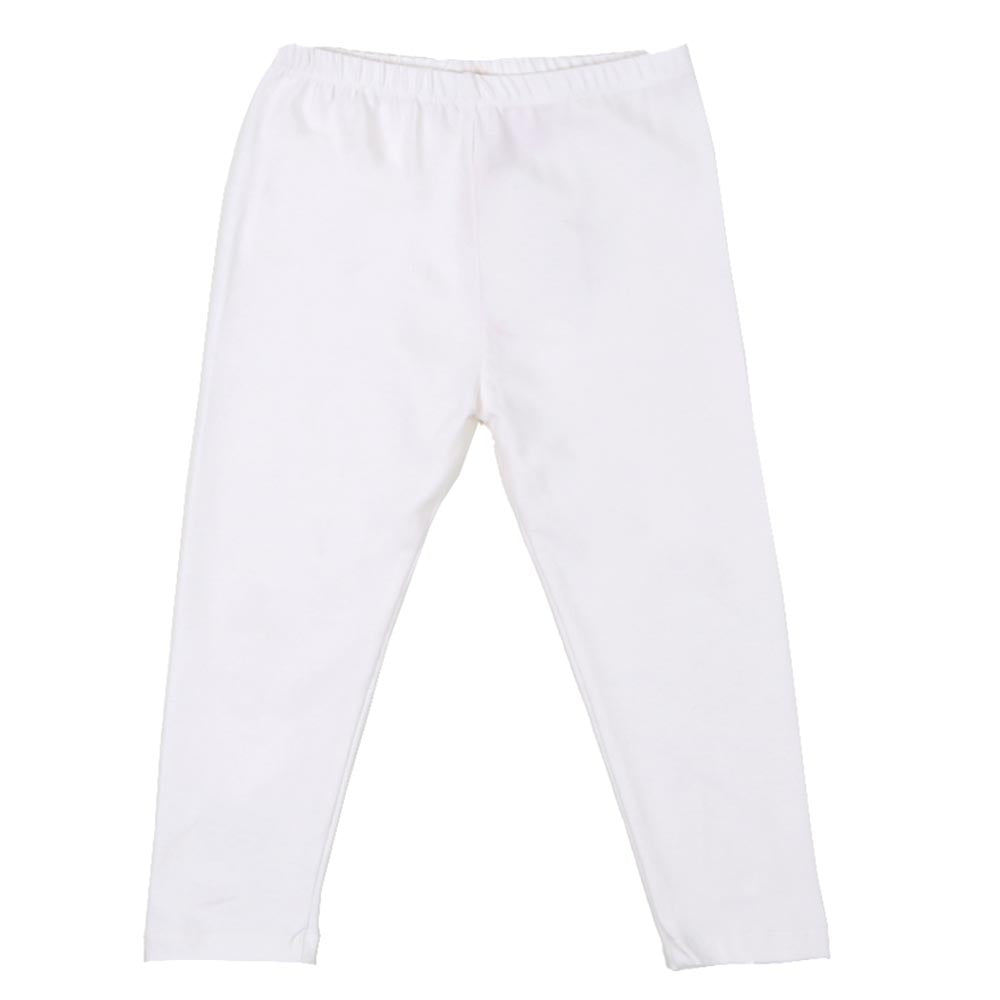 Infant Girls Plain Tights - White