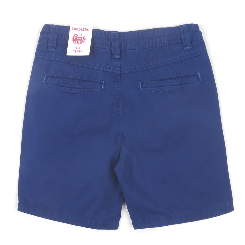 Boys Short Cotton Basic Colored - E.Blue