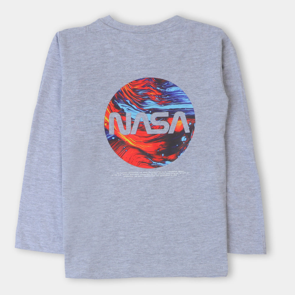 Boys T-Shirt  Full Sleeve Jupiter - Grey