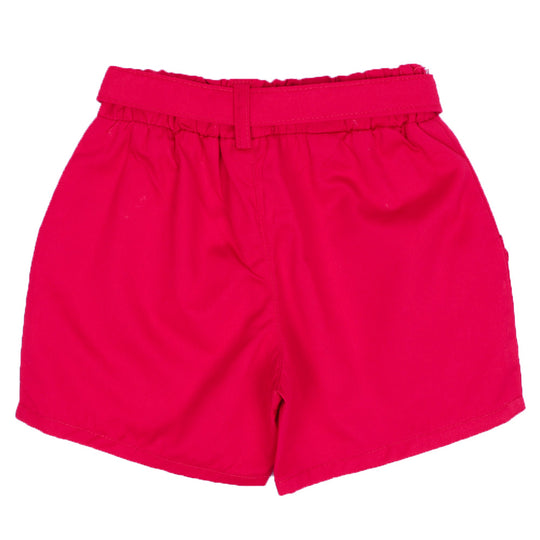 Infant Girls Cotton Shorts 6Btn - FUSSIA