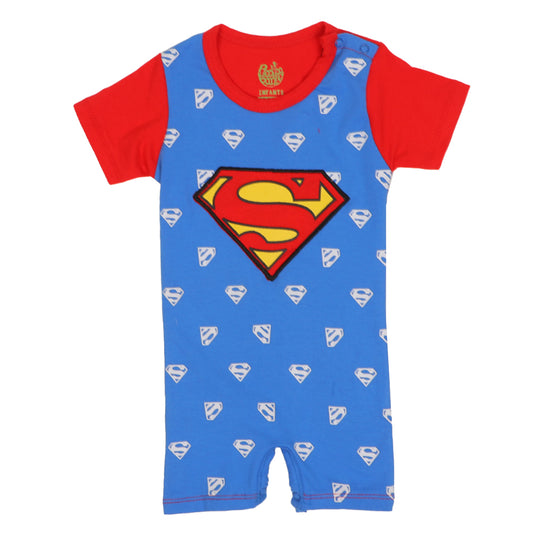 Infant Boys Knitted Romper - Blue