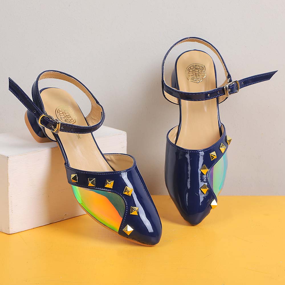 Pumps For Girls - Navy