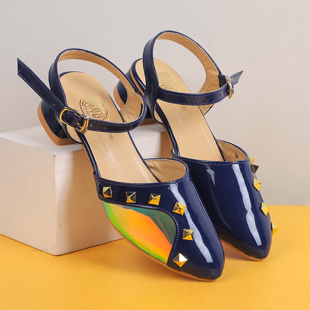 Pumps For Girls - Navy