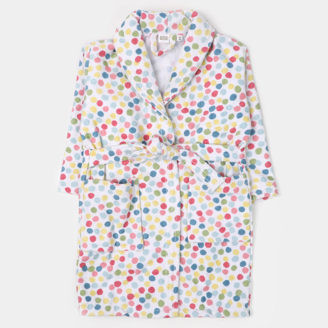 Kids Bathrobe Polka Dot | 3-6 Years