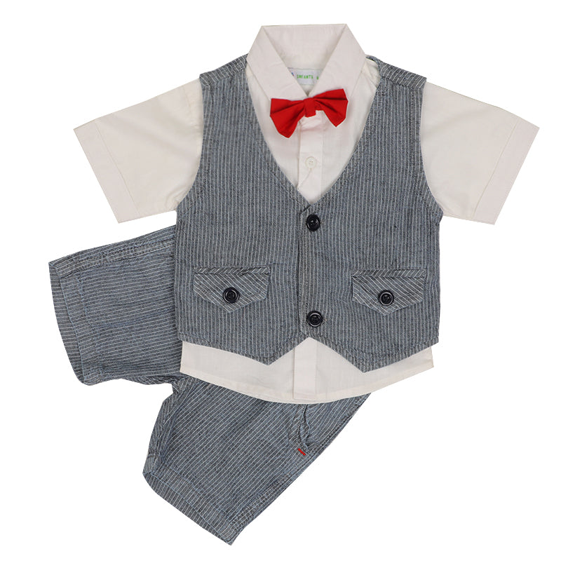 Infant Boys Suit 3Pcs S2/S1 - GREY