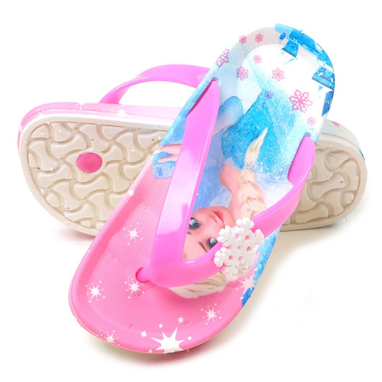 Princess Character Girls Slipper - L.Pink