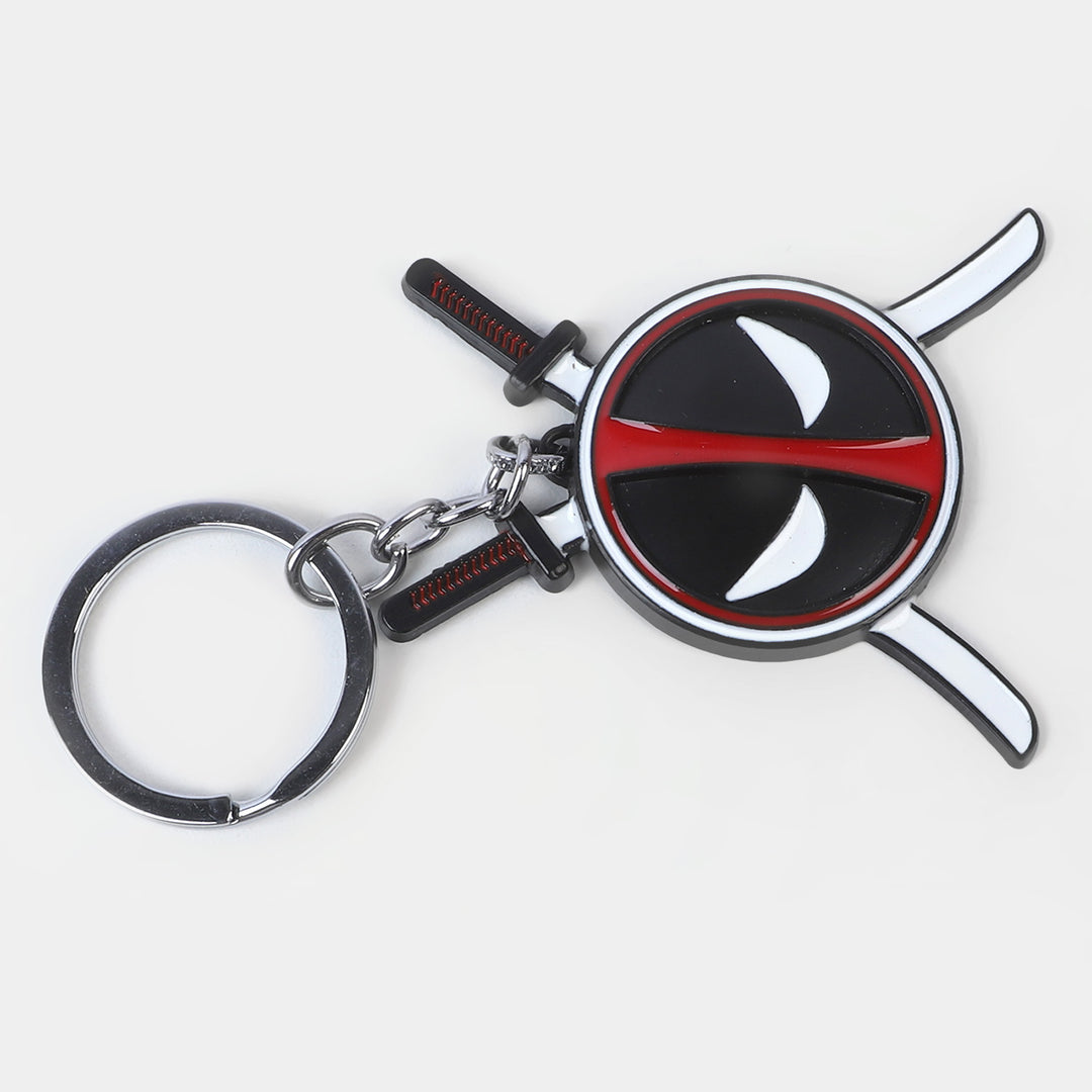 Super Hero Face Metal Keychain