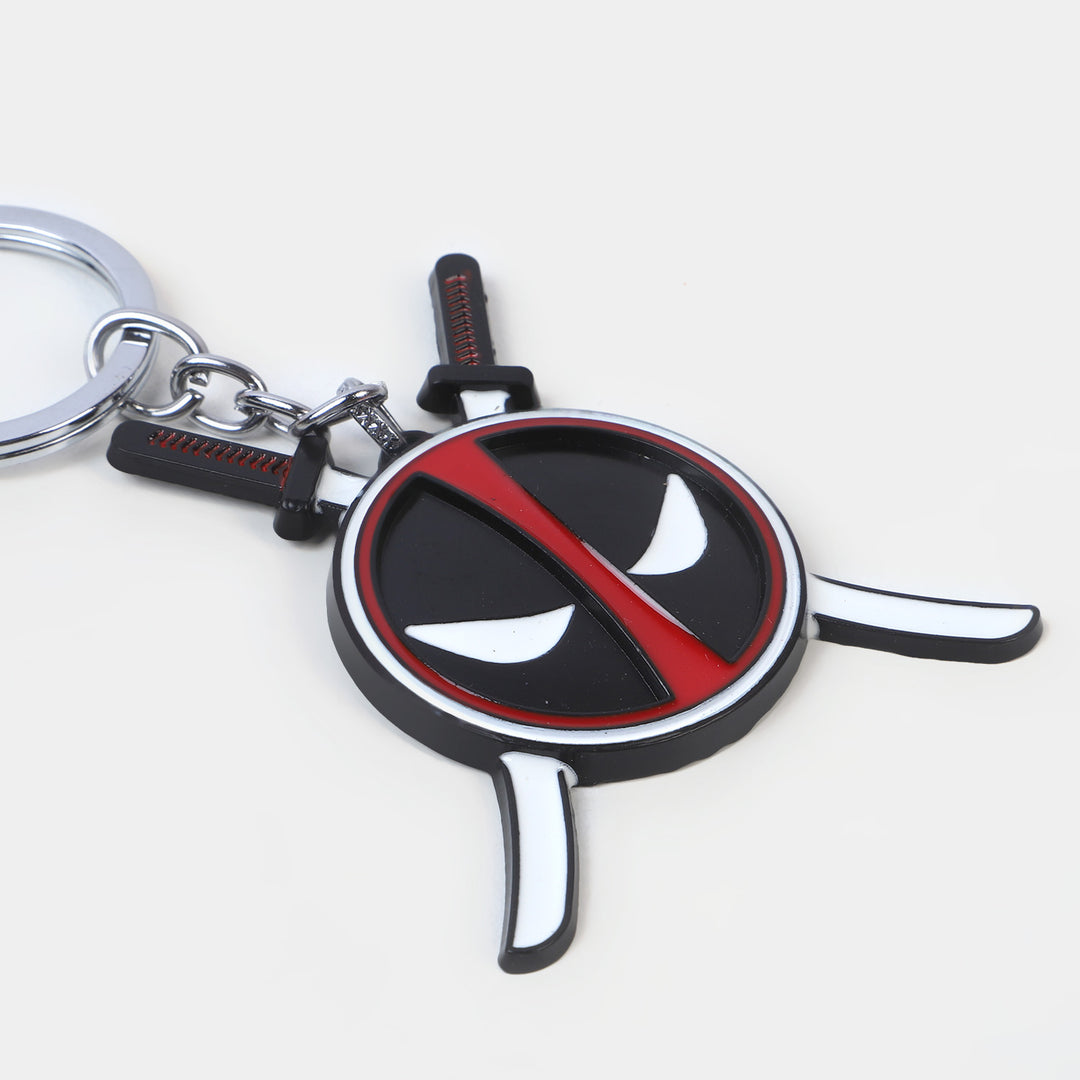 Super Hero Face Metal Keychain