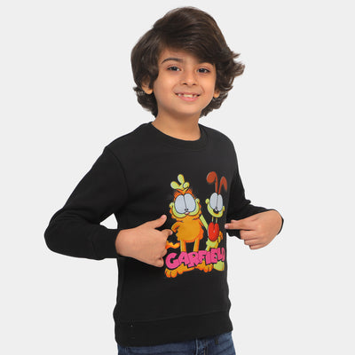 Boys Sweatshirt Garfield - Jet Black