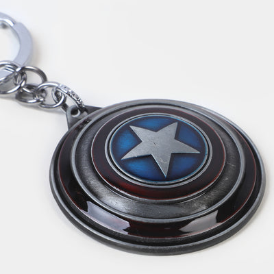 Action Hero Spin Metal Shield Keychain