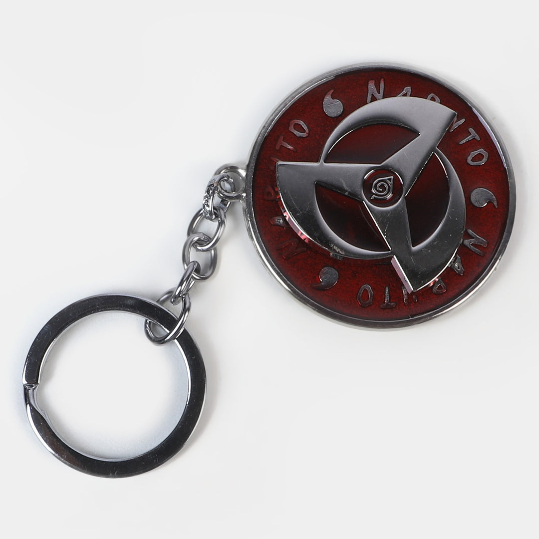 Spin Shield Metal Keychain