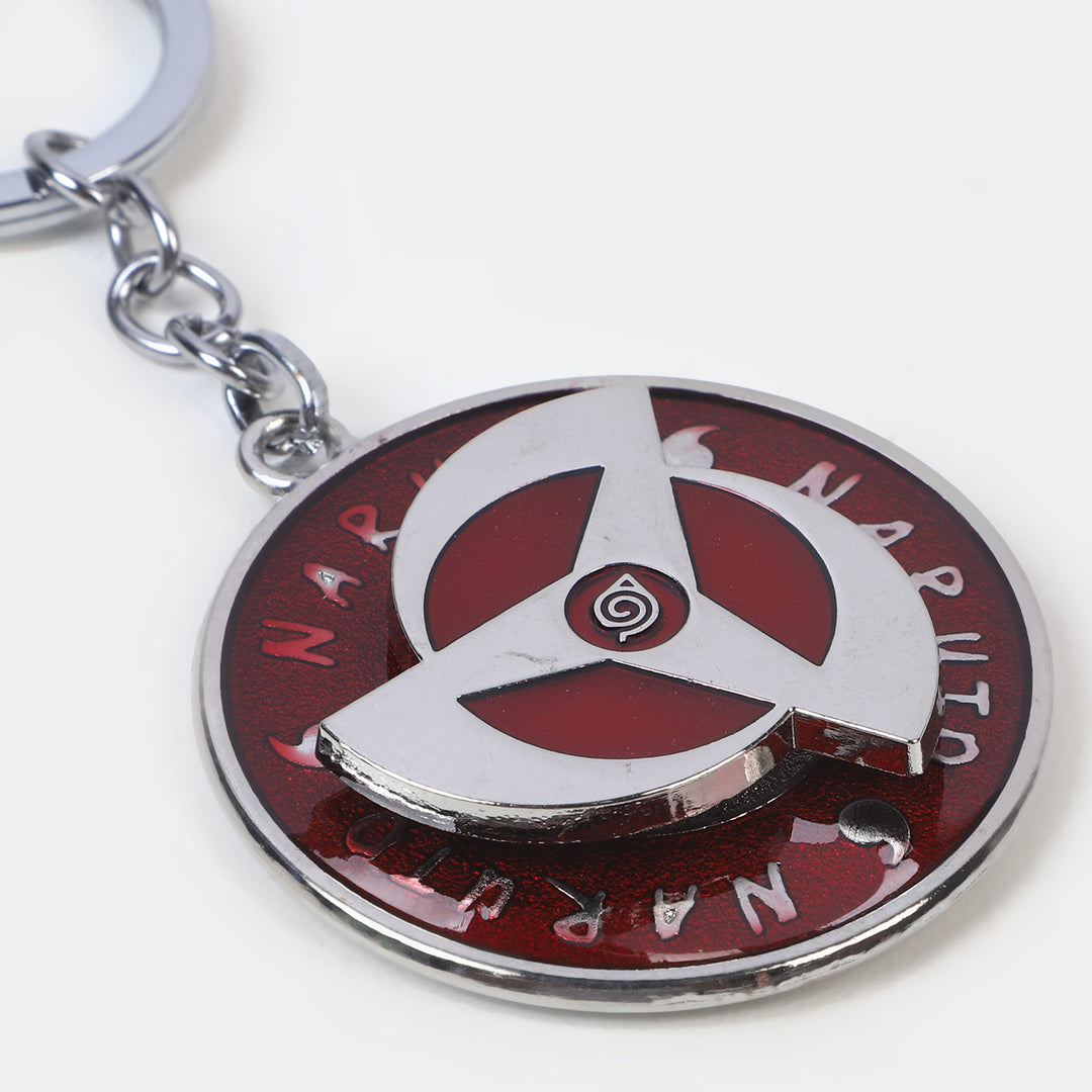 Spin Shield Metal Keychain