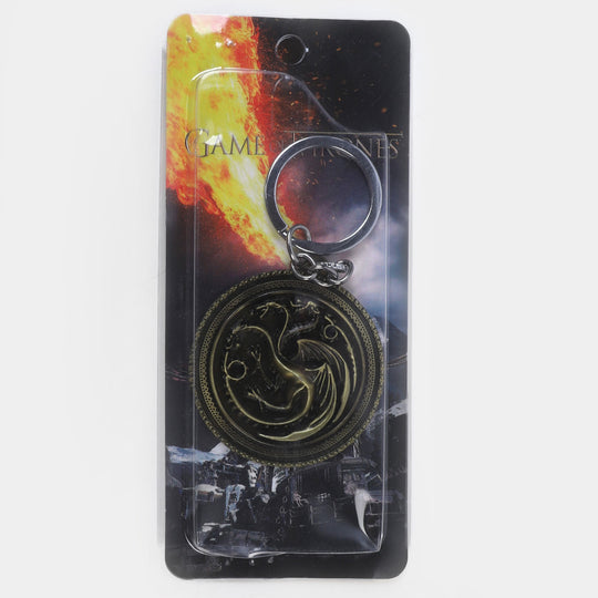 Dragon Shield Metal Keychain