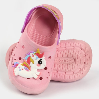 CHARACTER Girls Clogs Non Slippery-Pink