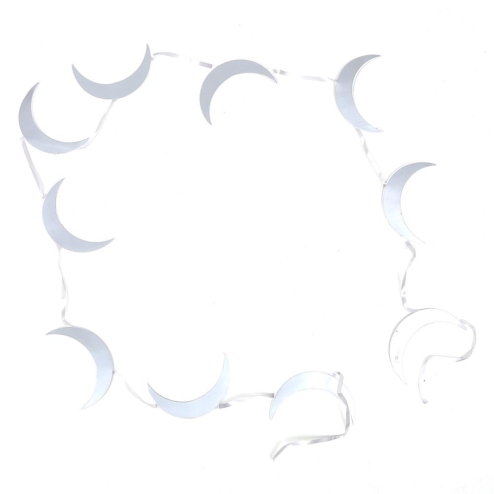 Decoration Hanging Moon - Silver