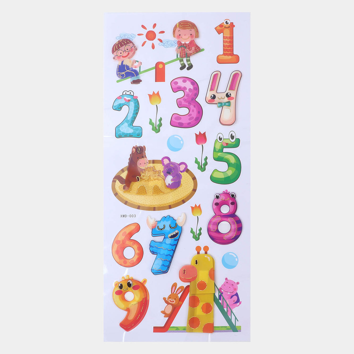 Kids Room Decor Alphanumeric Sticker