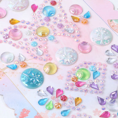 Cute Fun Crystal Sticker | Multi