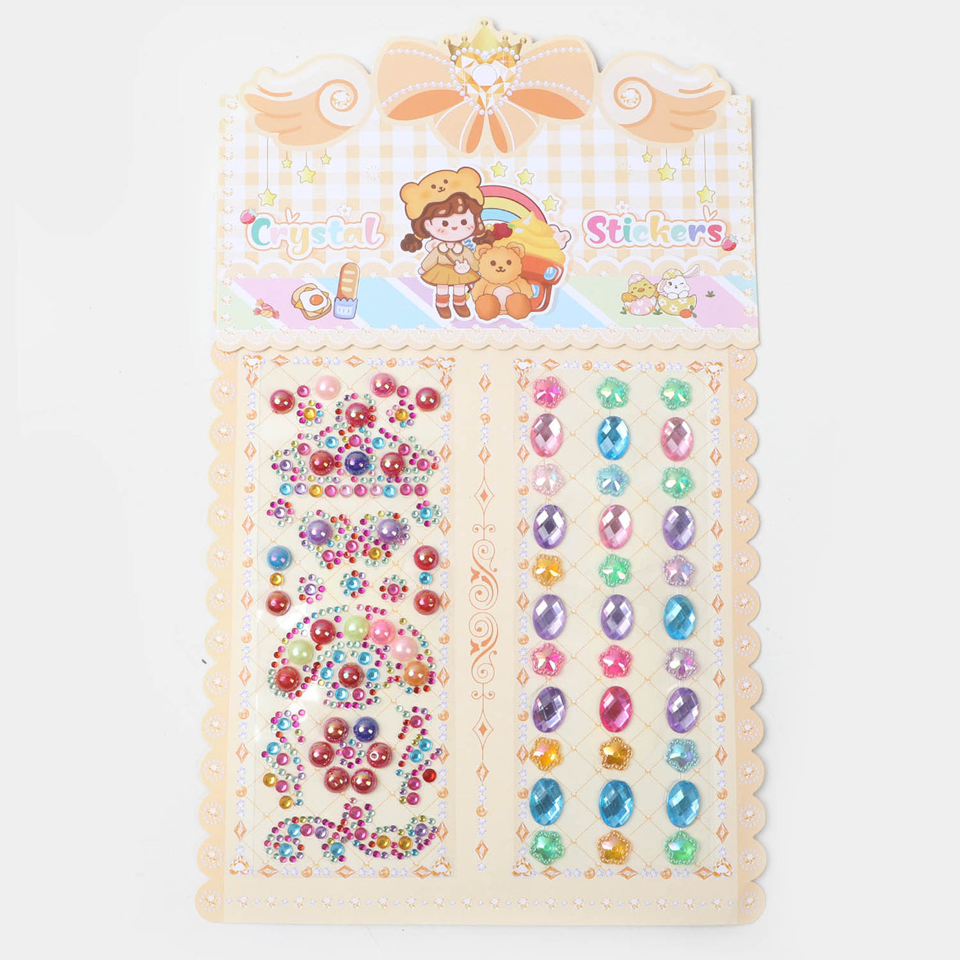 Cute Fun Crystal Sticker | Multi