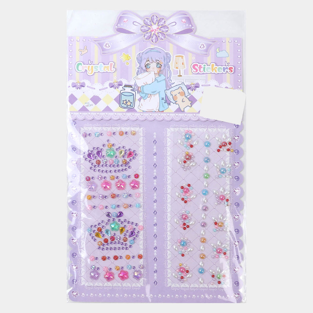 Cute Fun Crystal Sticker | Multi