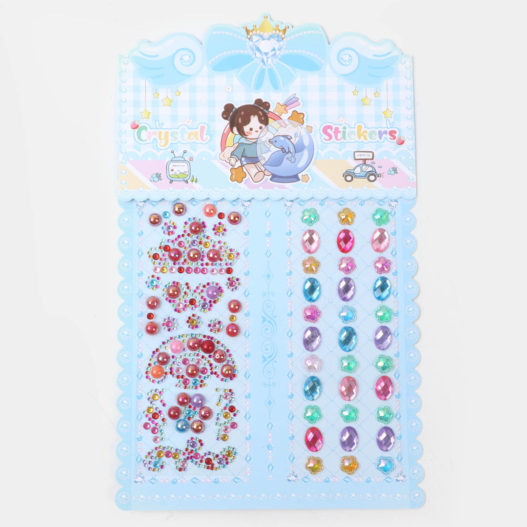 Cute Fun Crystal Sticker | Multi