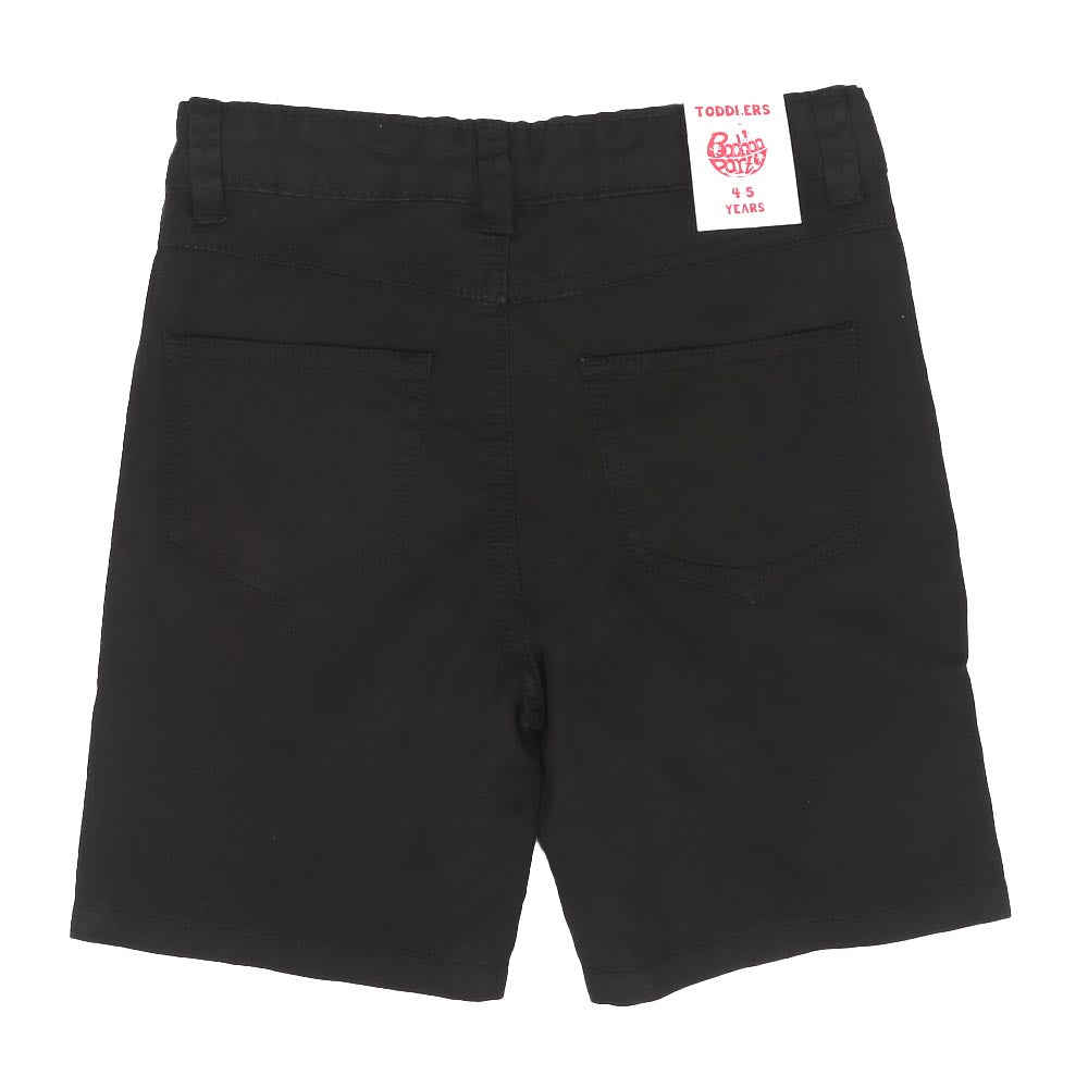 Boys Short Cotton Basic S2 - BLACK