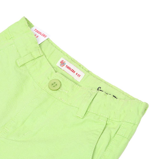 Boys Short Cotton Basic S5 - LT.Green